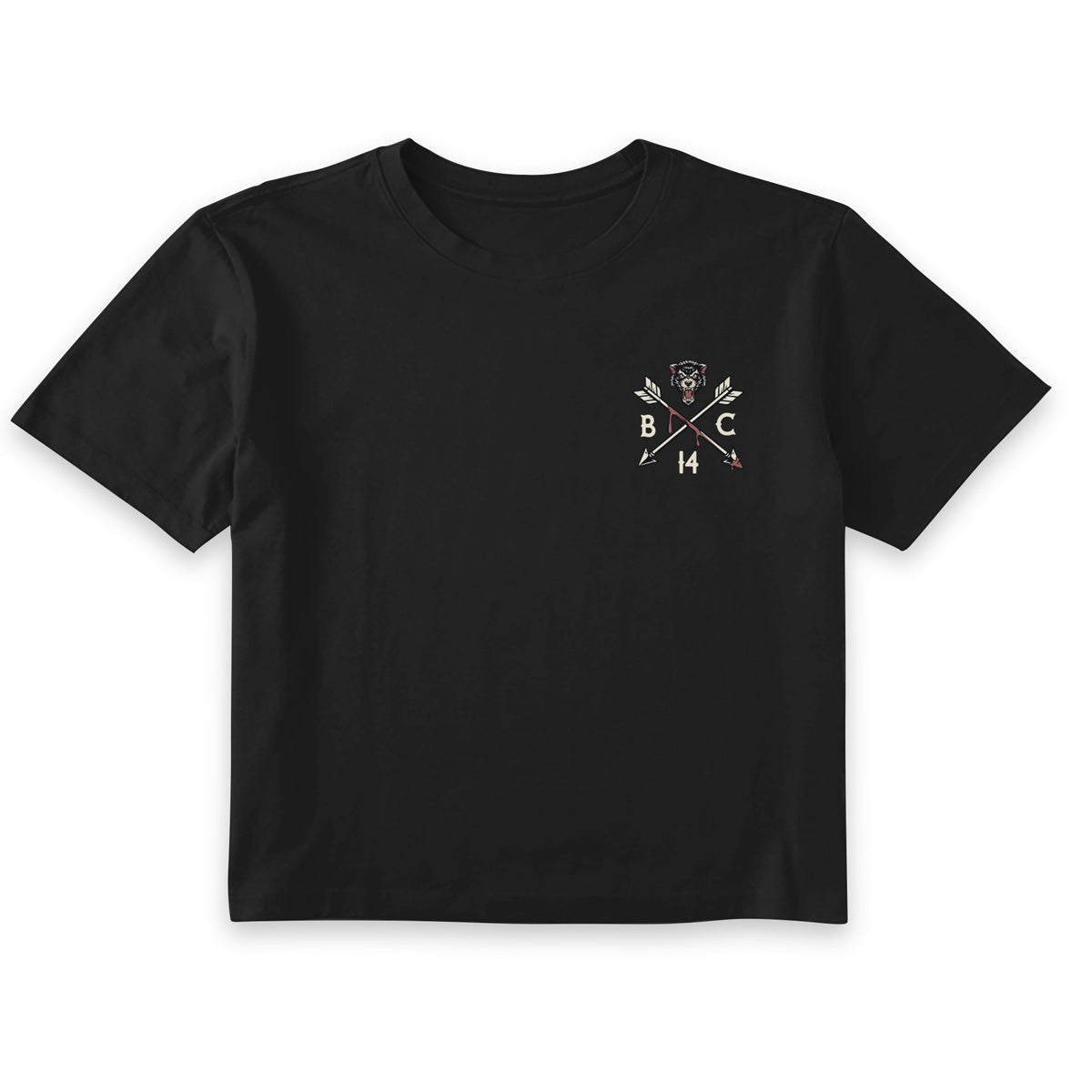Broken Arrow 2.0 Black Heavyweight Boxy Tee
