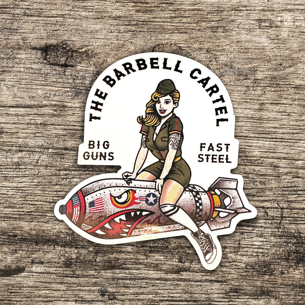 Bomber Girl Sticker