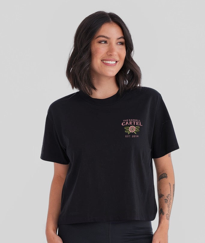 Raven Heavyweight Boxy Tee - Black