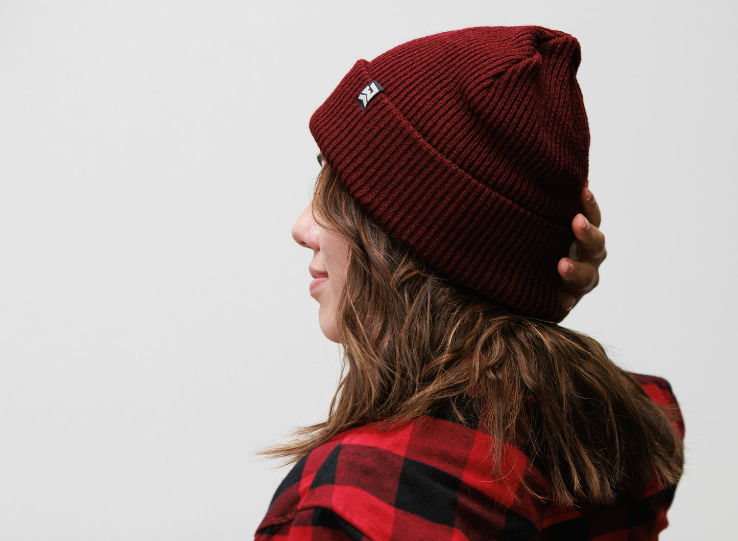 Classic Knit Beanie - Maroon