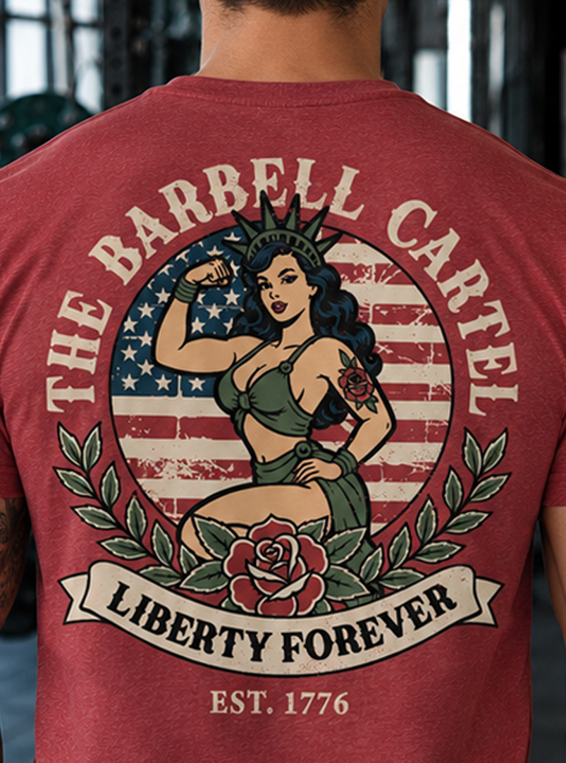 Lady Liberty T-Shirt - Cardinal (Limited edition)
