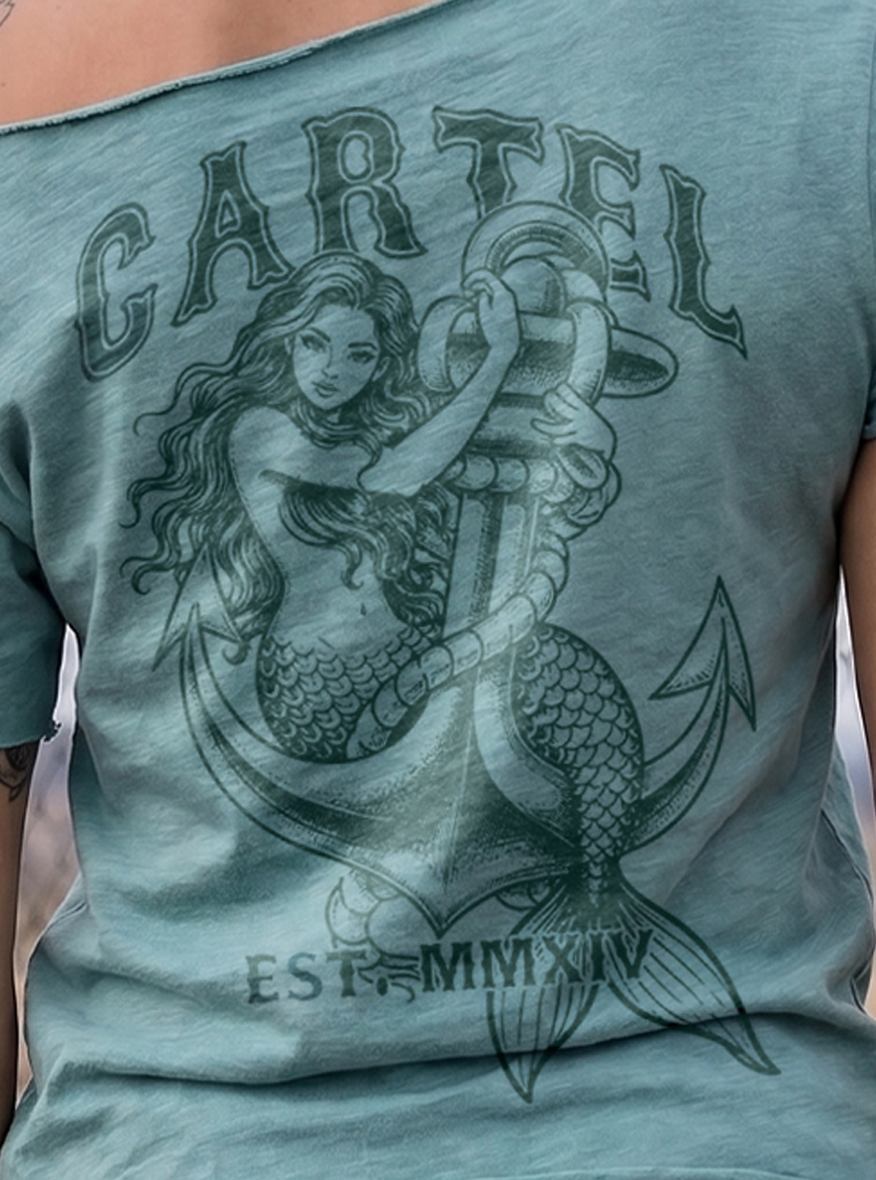 Salt & Steel Street Cut T-Shirt - Seaglass