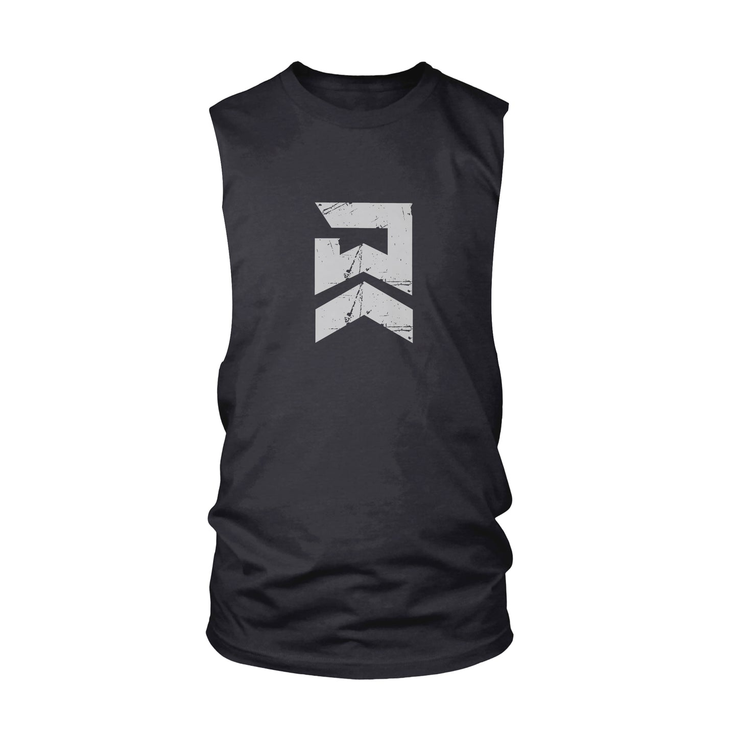 Badge of Honor Cut-Off Tank - Black