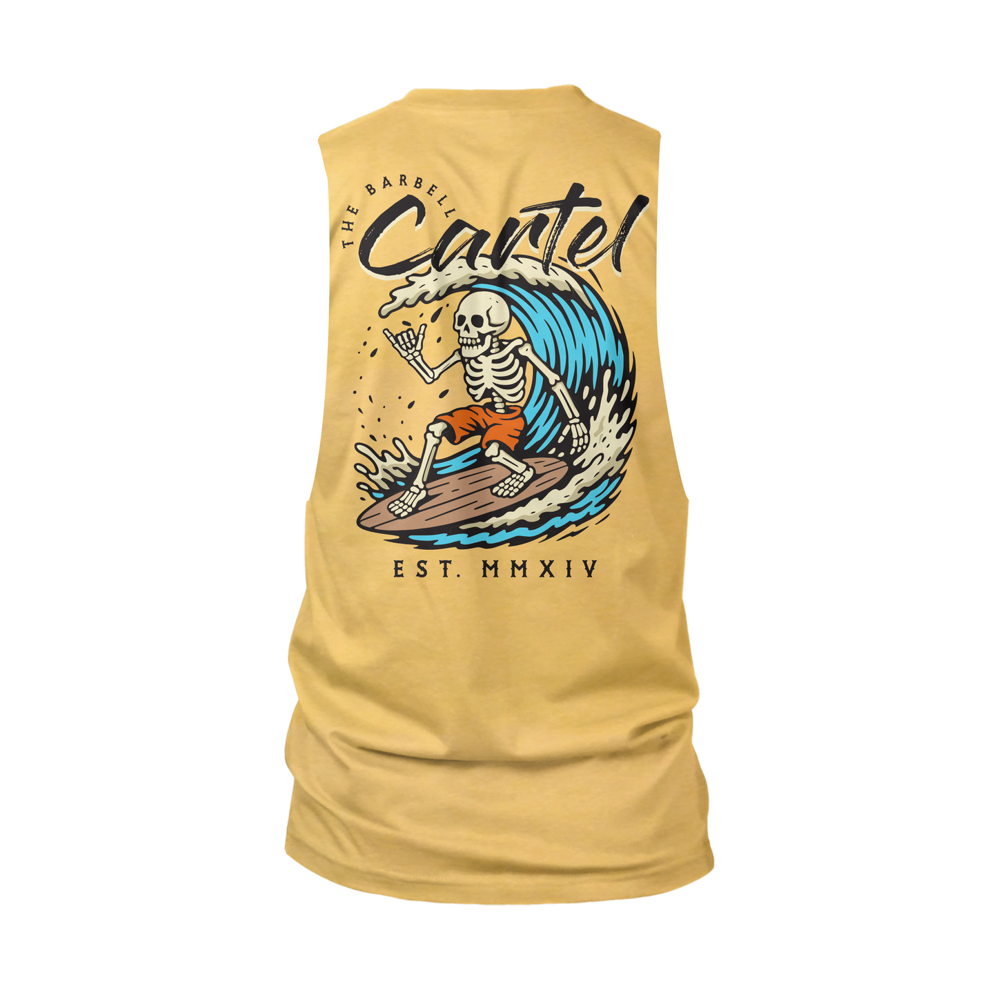 Hang Ten Cut-Off Tank - Raw Sun