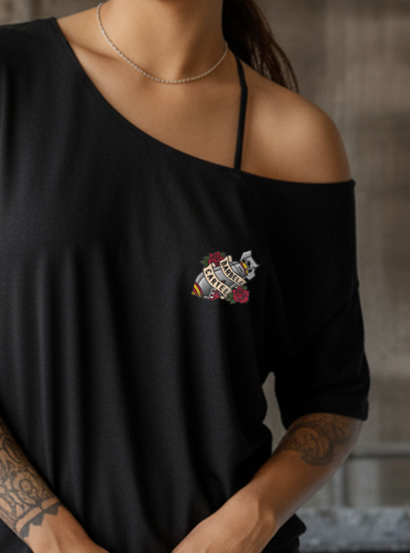 Bomber Girl Street Cut T-Shirt - Black