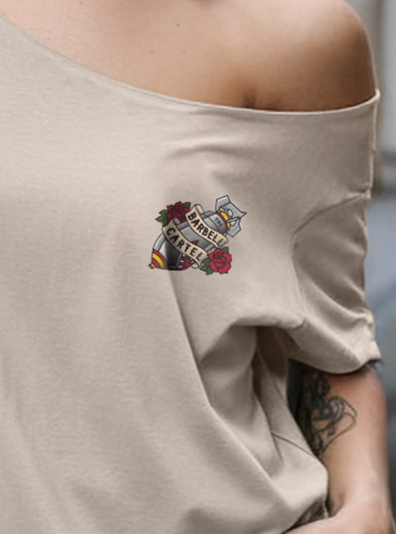 Bomber Girl Street Cut T-Shirt - Sand