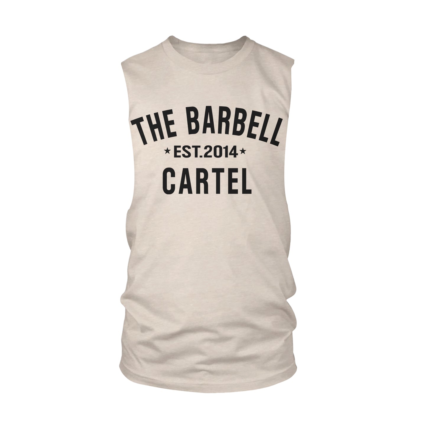 Classic Logo Cut-Off Tank - Cream