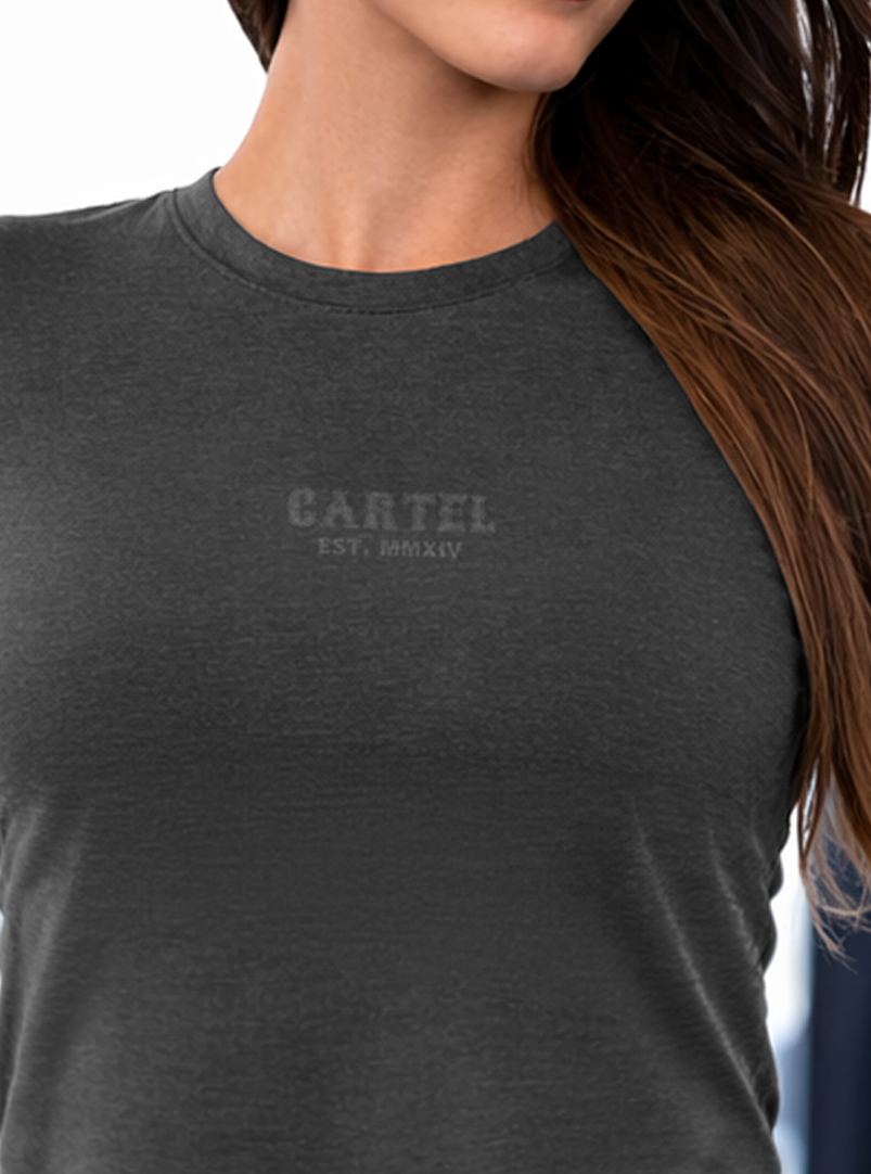 Cold Strike Hand Cut Crop - Ash Black