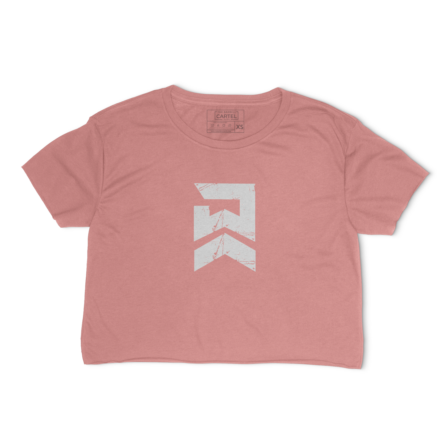 Badge of Honor Crop T-Shirt - Desert Pink