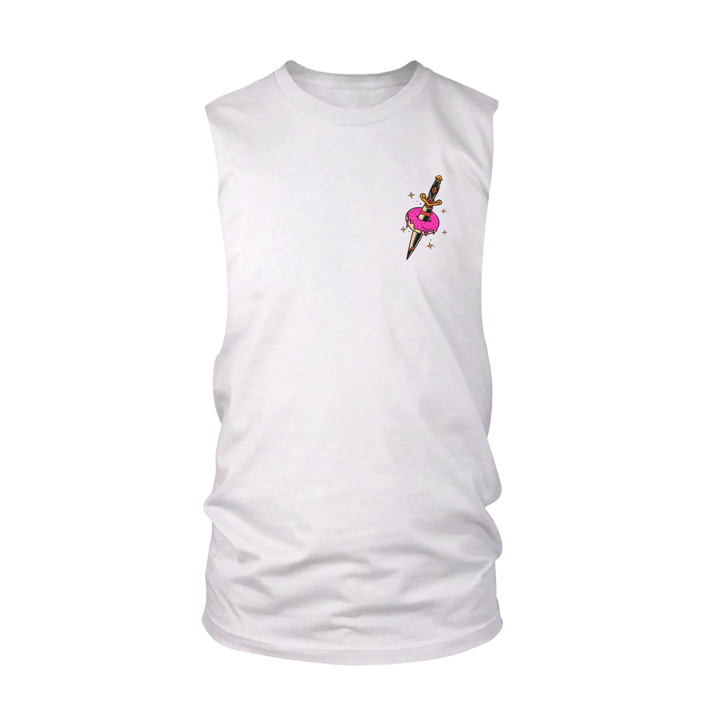 Feast Cut-Off Tank - White