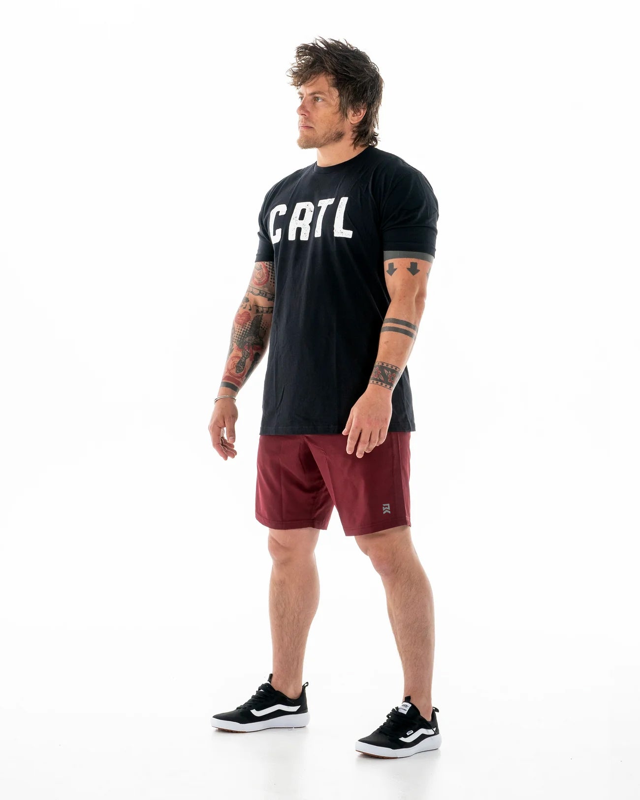 Freestyle Short 9" - Solid Crimson