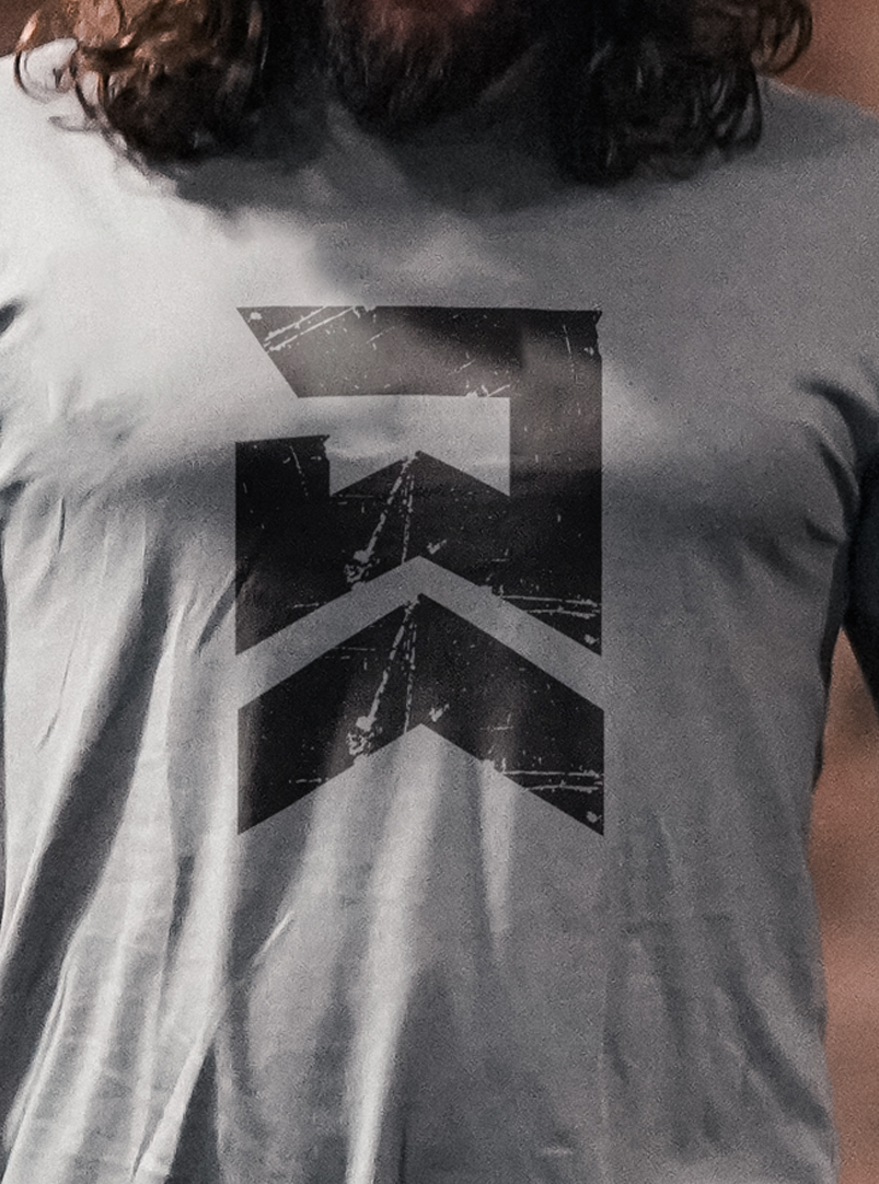 Badge of Honor T-Shirt - Grey