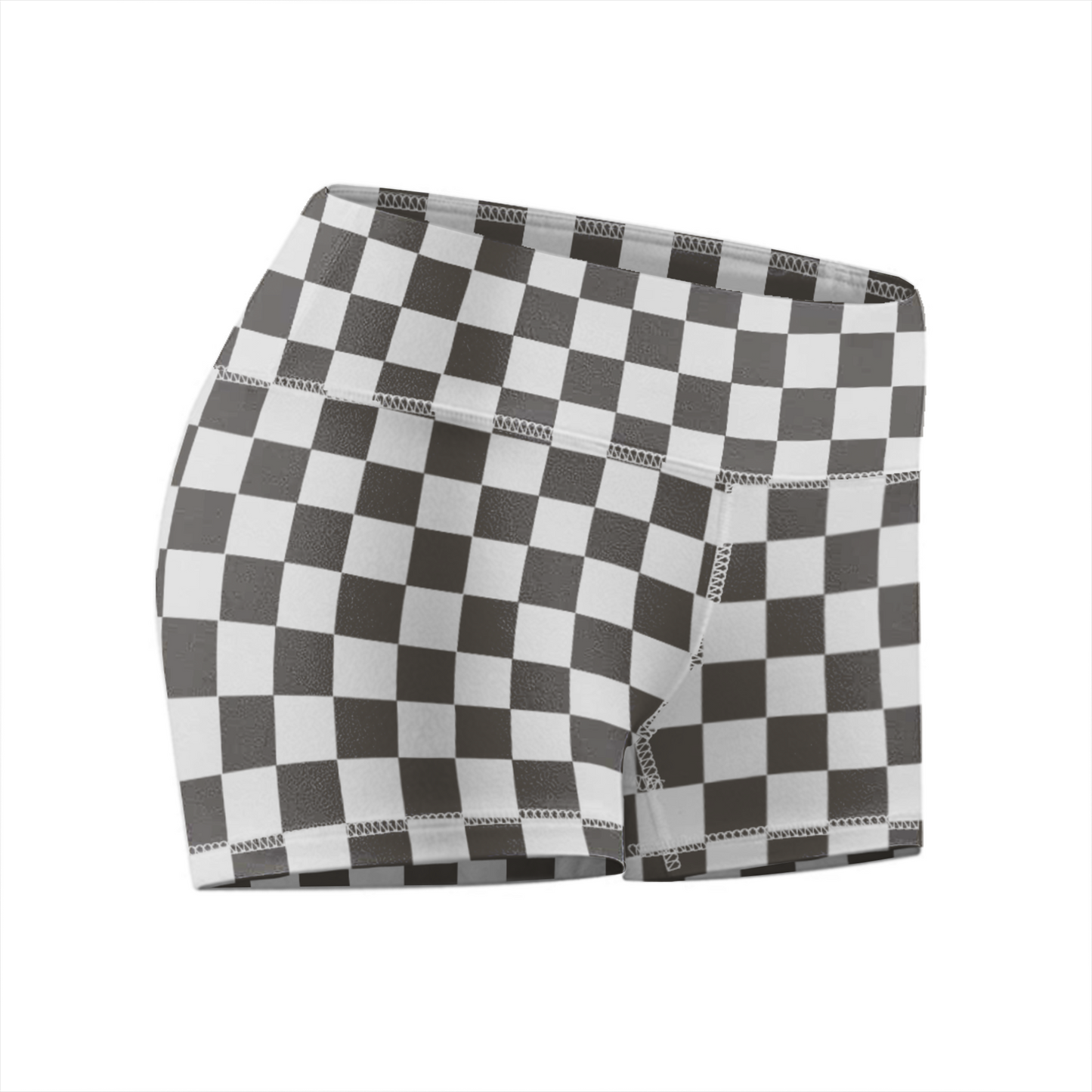 Comp Short 2.5" - Checker Mocha