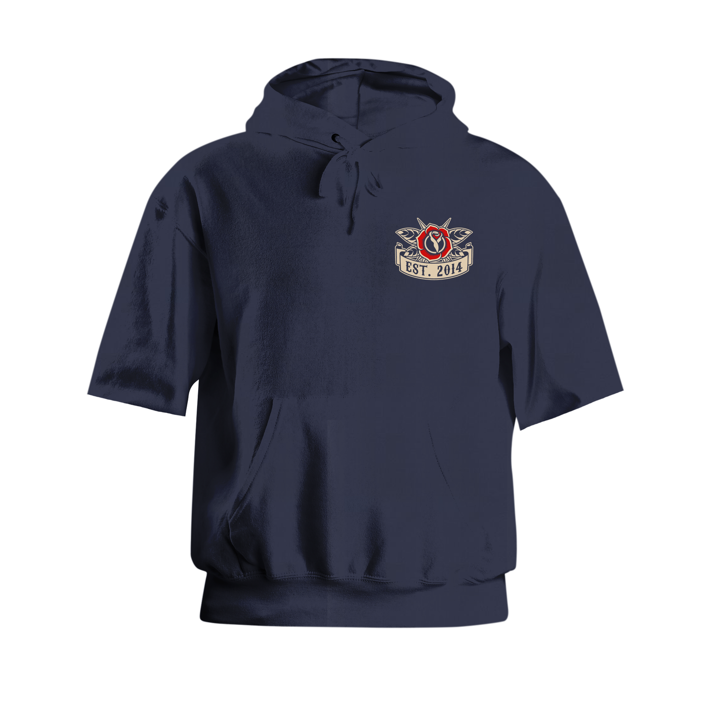 Old School Pump Cut Hoodie - Navy