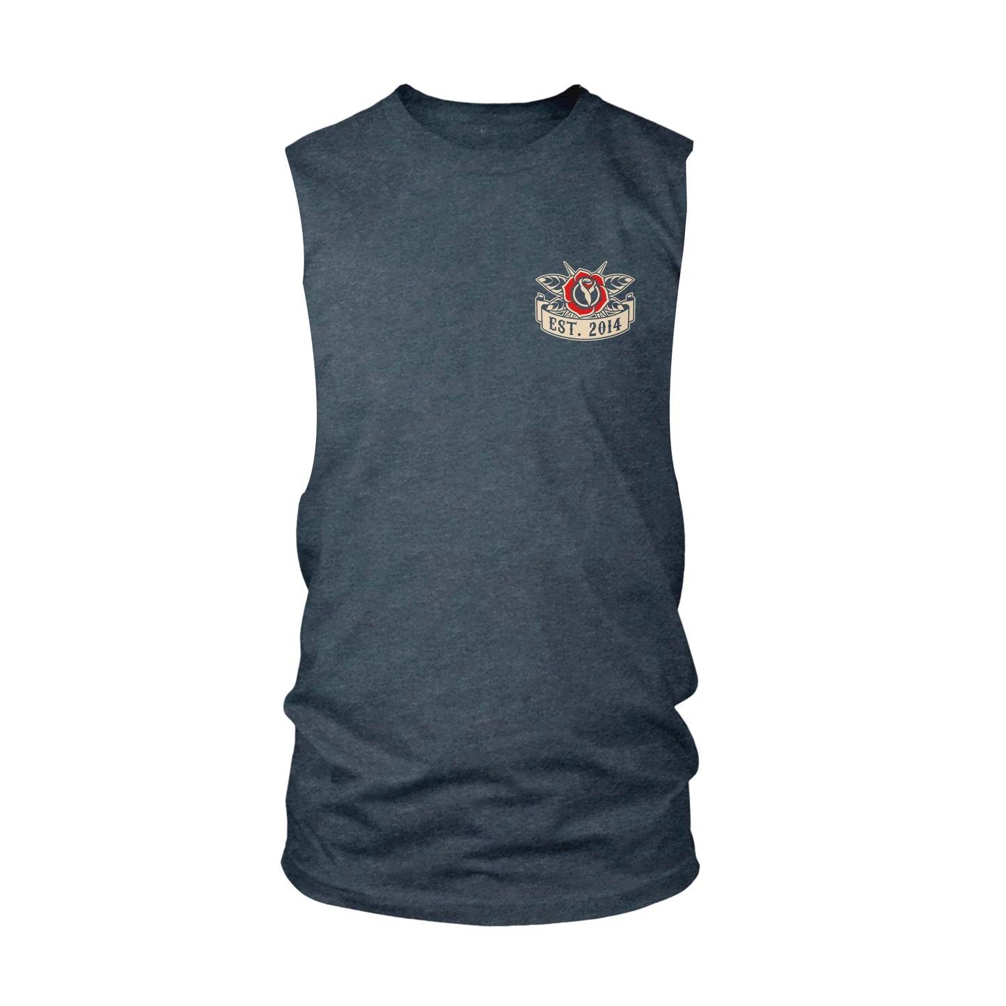 Old School Cut-Off Tank - Navy