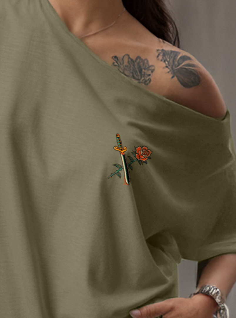 Pirates Street Cut T-Shirt - Military