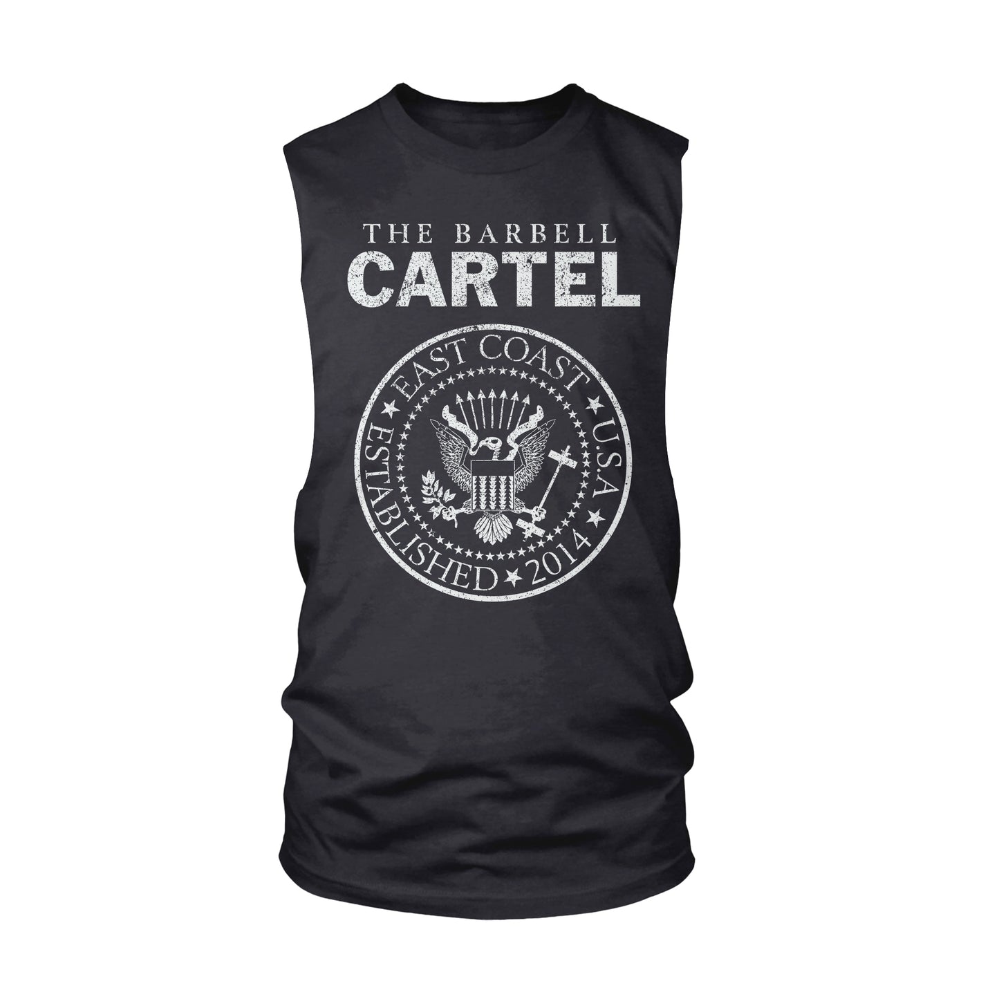 Punks Cut-Off Tank - Black