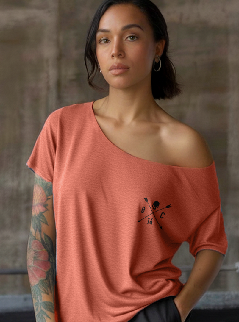 Skull & Arrow Street Cut T-Shirt - Redwood