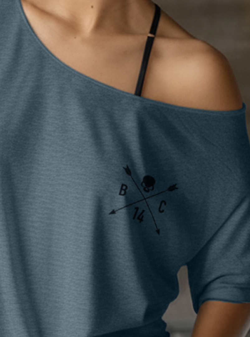 Skull & Arrow Street Cut T-Shirt - Slate