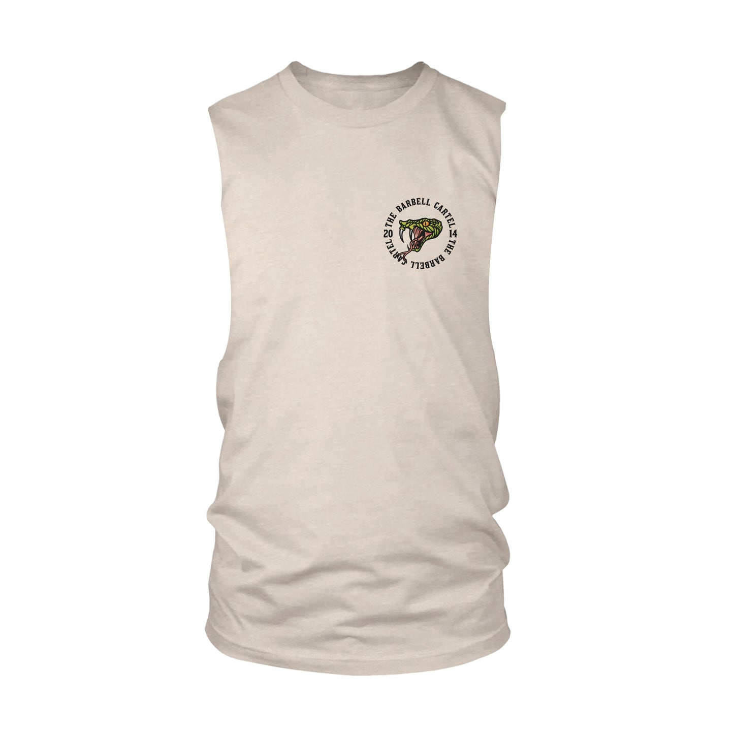 Snake Eyes Cut-Off Tank - Sand