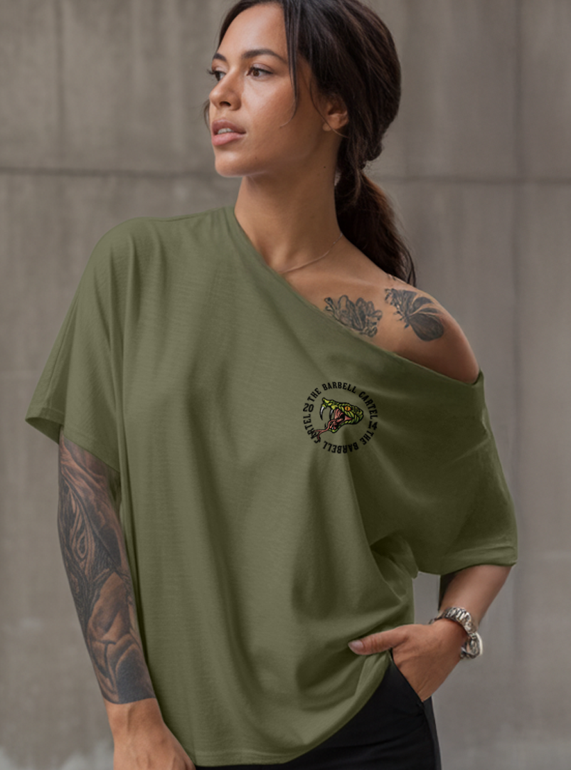 Snake Eyes Street Cut T-Shirt - Military