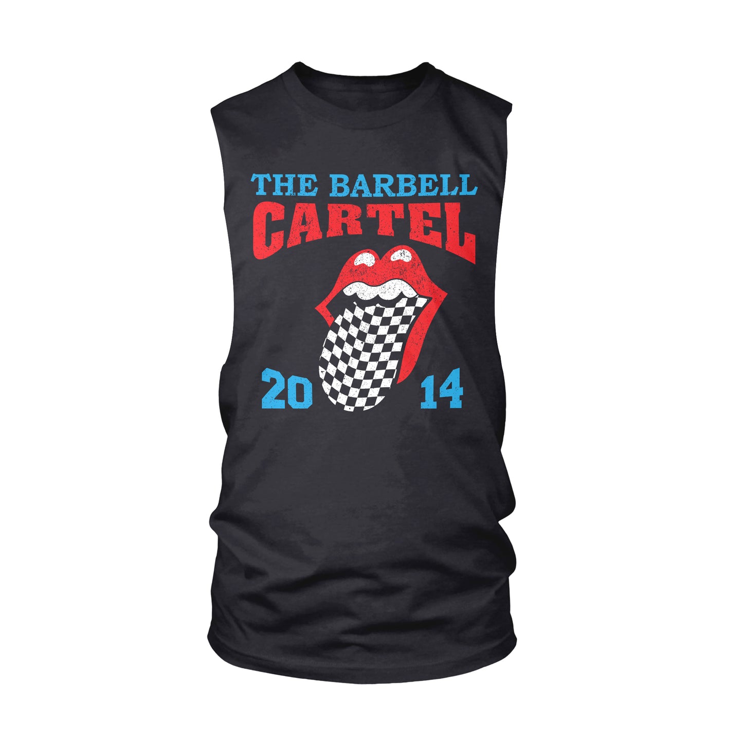 Stones Cut-Off Tank - Black