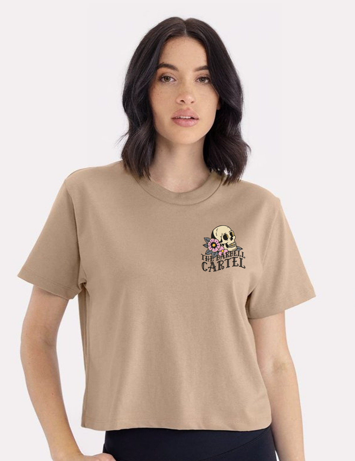 Dead Set Paradise Heavyweight Boxy Tee - Tan