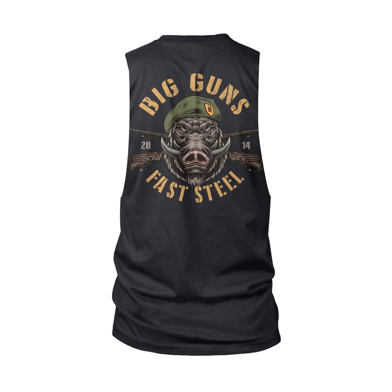 Hog Wild Cut-Off Tank - Black