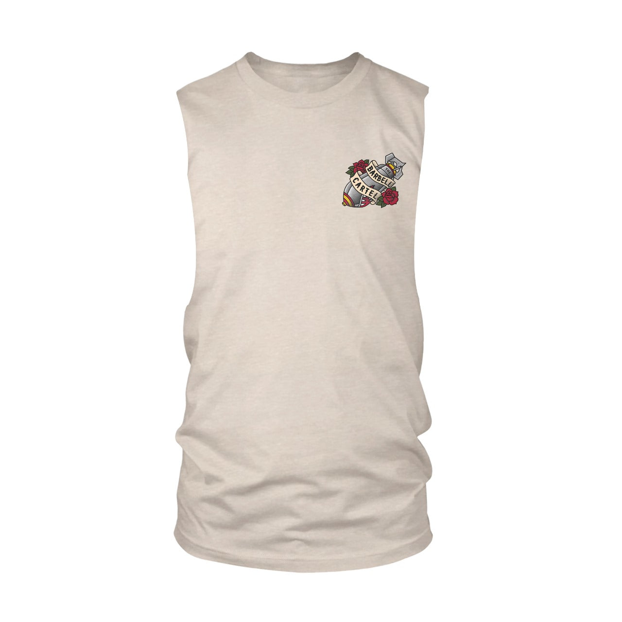 Bomber Girl Cut-Off Tank - Sand
