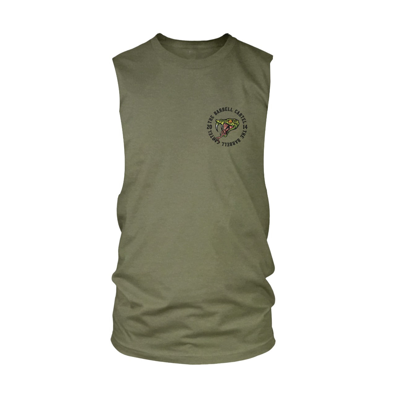 Snake Eyes Cut-Off Tank - Military