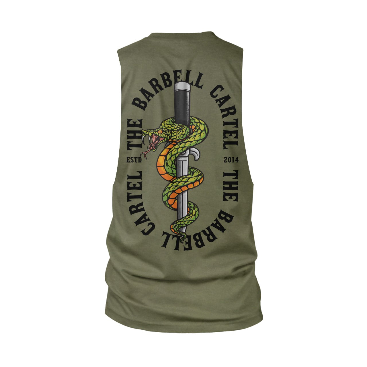 Snake Eyes Cut-Off Tank - Military