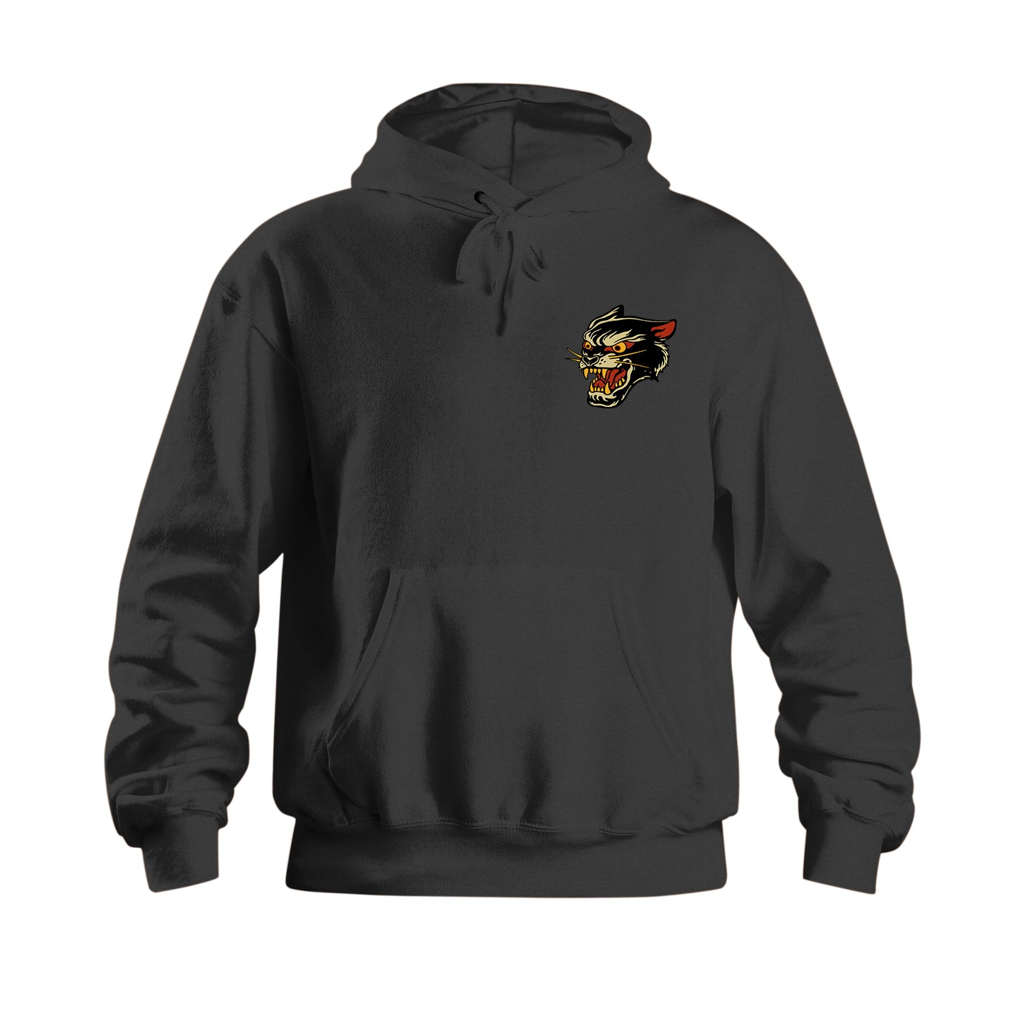 Wild Cat Hoodie - Black