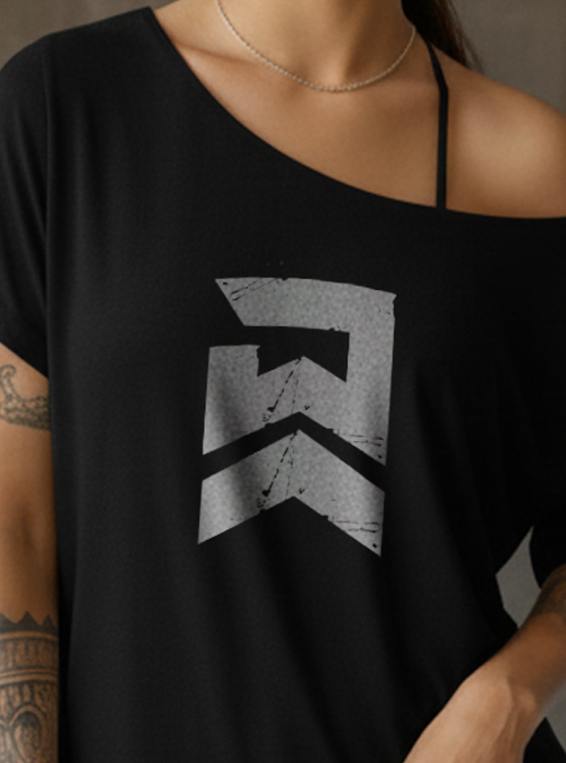 Badge of Honor Street Cut T-Shirt - Black