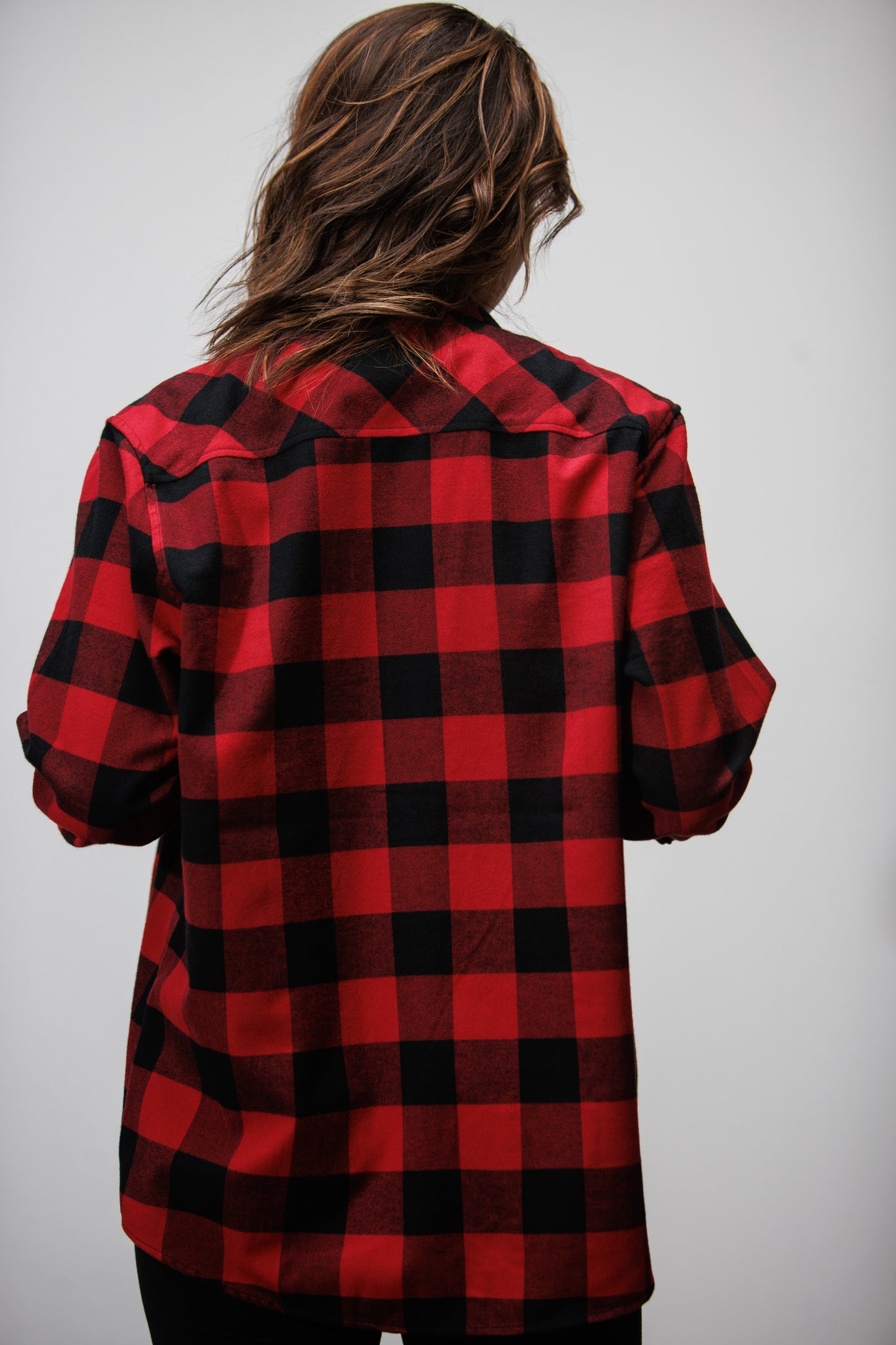 Women's Forester Flannel - Red/Black Buffalo Plaid
