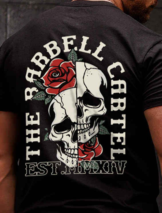 Split Skull T-Shirt - Black