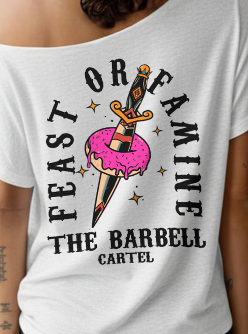 Feast Street Cut T-Shirt - White