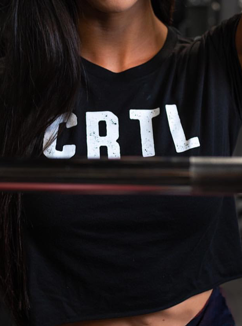 CRTL Crop T-Shirt - Black