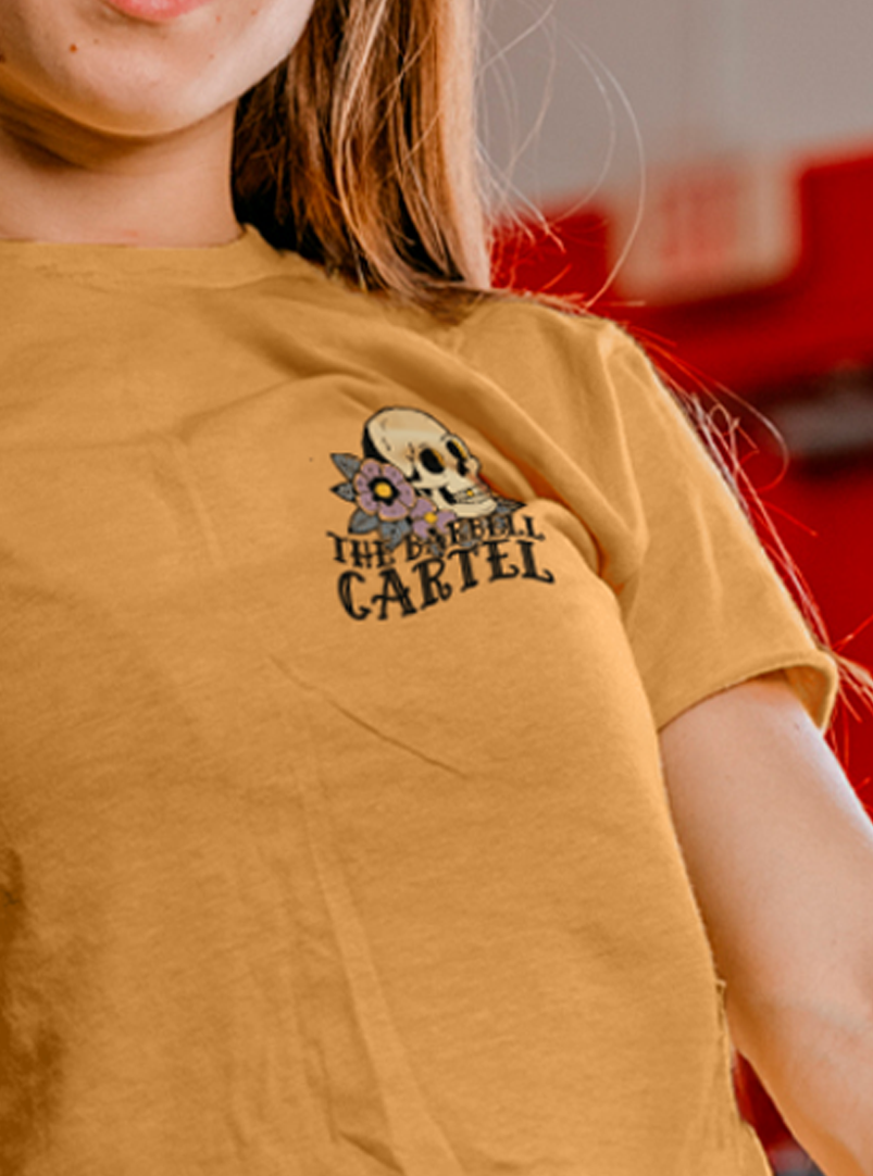 Dead Set Paradise Crop T-Shirt - Antique Gold