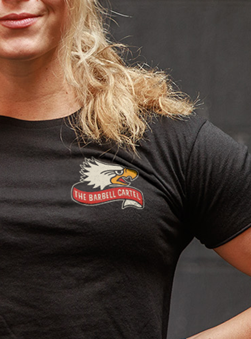 Tread Lightly Crop T-Shirt - Black