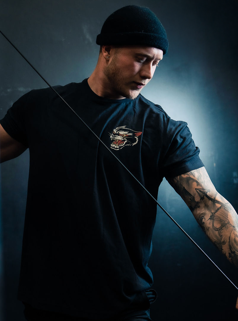 Wild Cat T-Shirt - Black