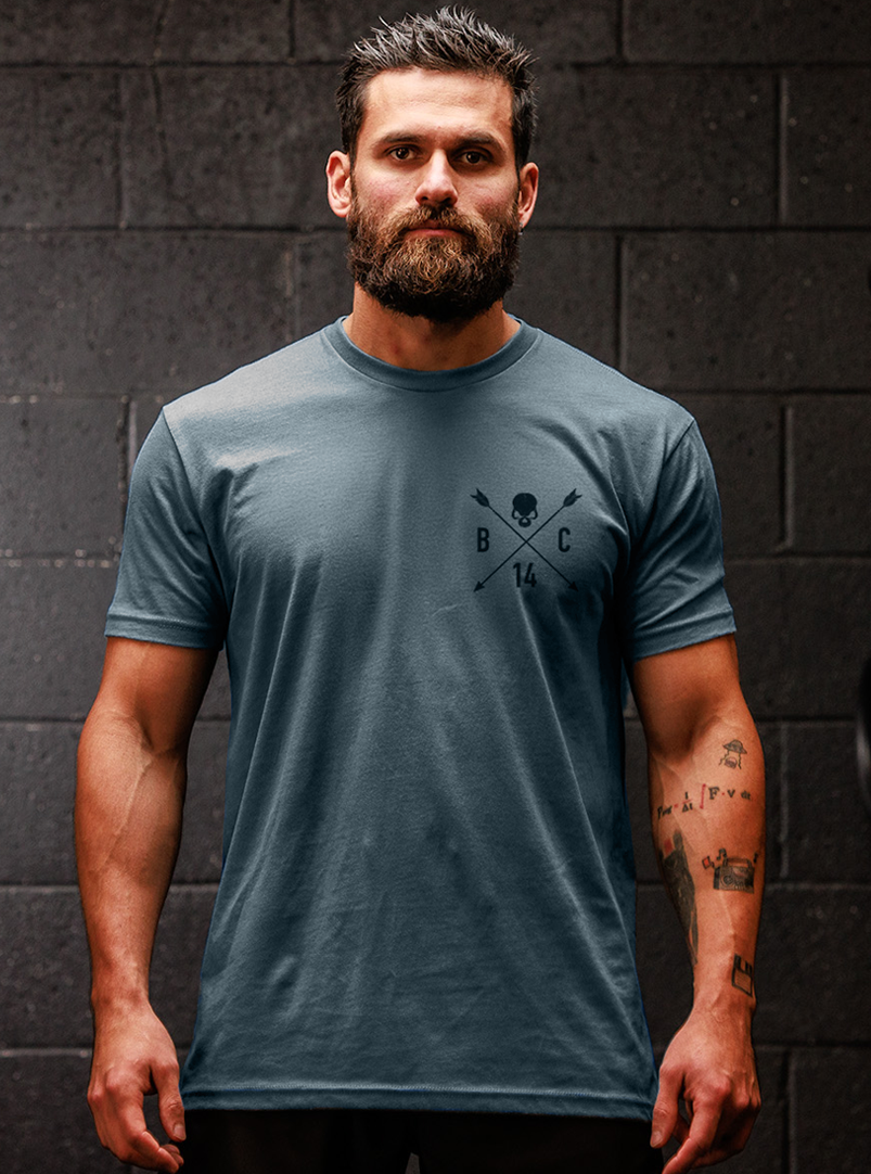 Skull & Arrow T-Shirt - Slate