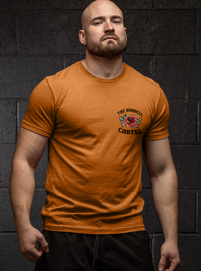 Split Skull T-Shirt - Hunter Orange