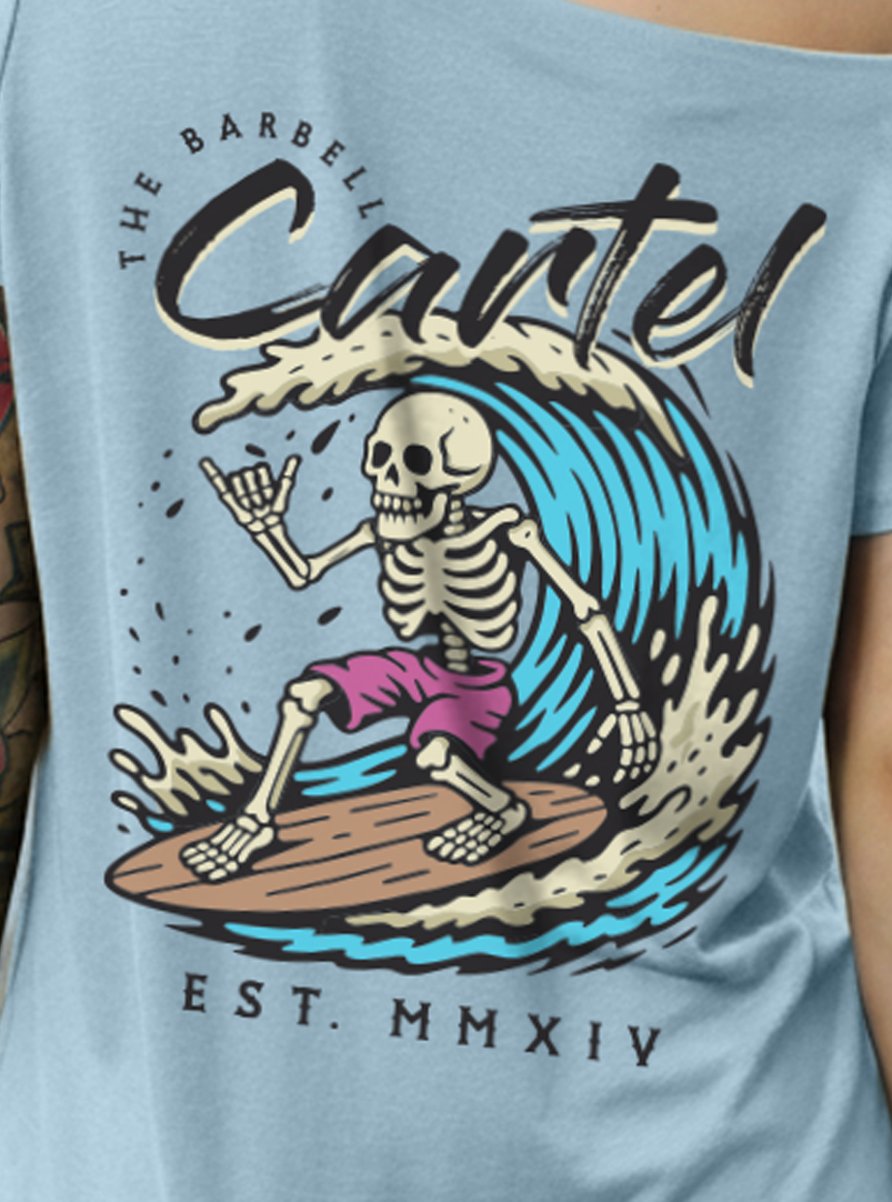 Hang Ten Street Cut T-Shirt - Ice Blue