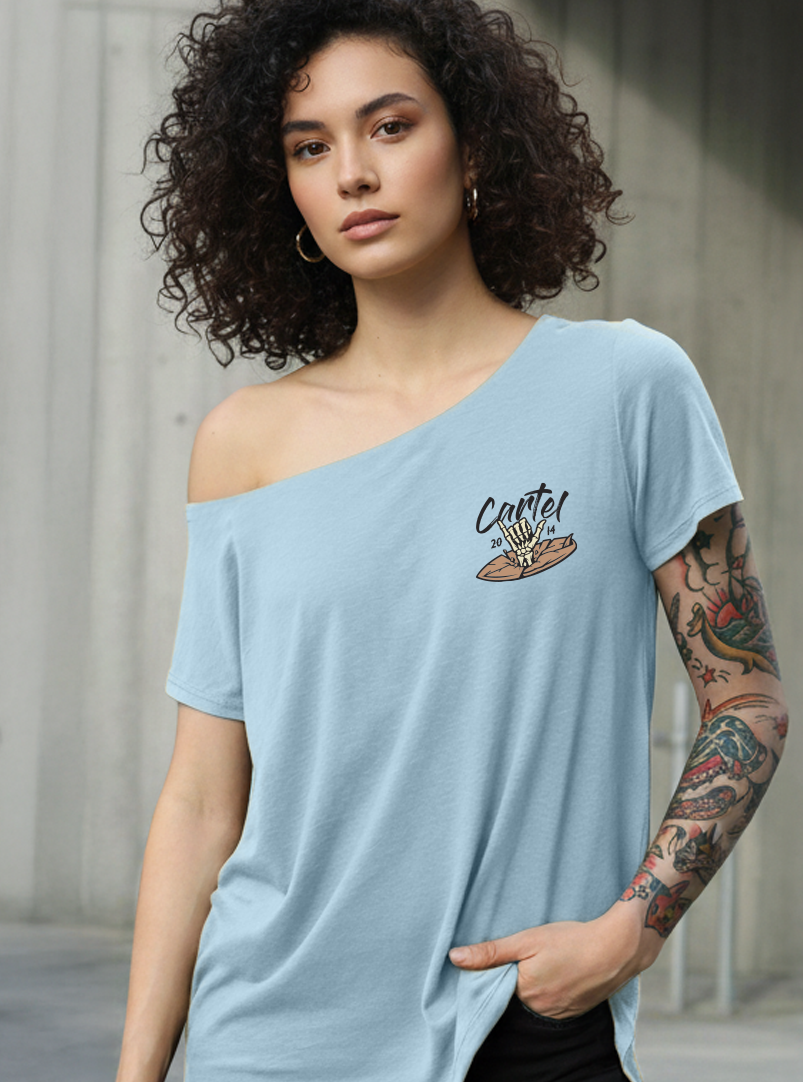 Hang Ten Street Cut T-Shirt - Ice Blue