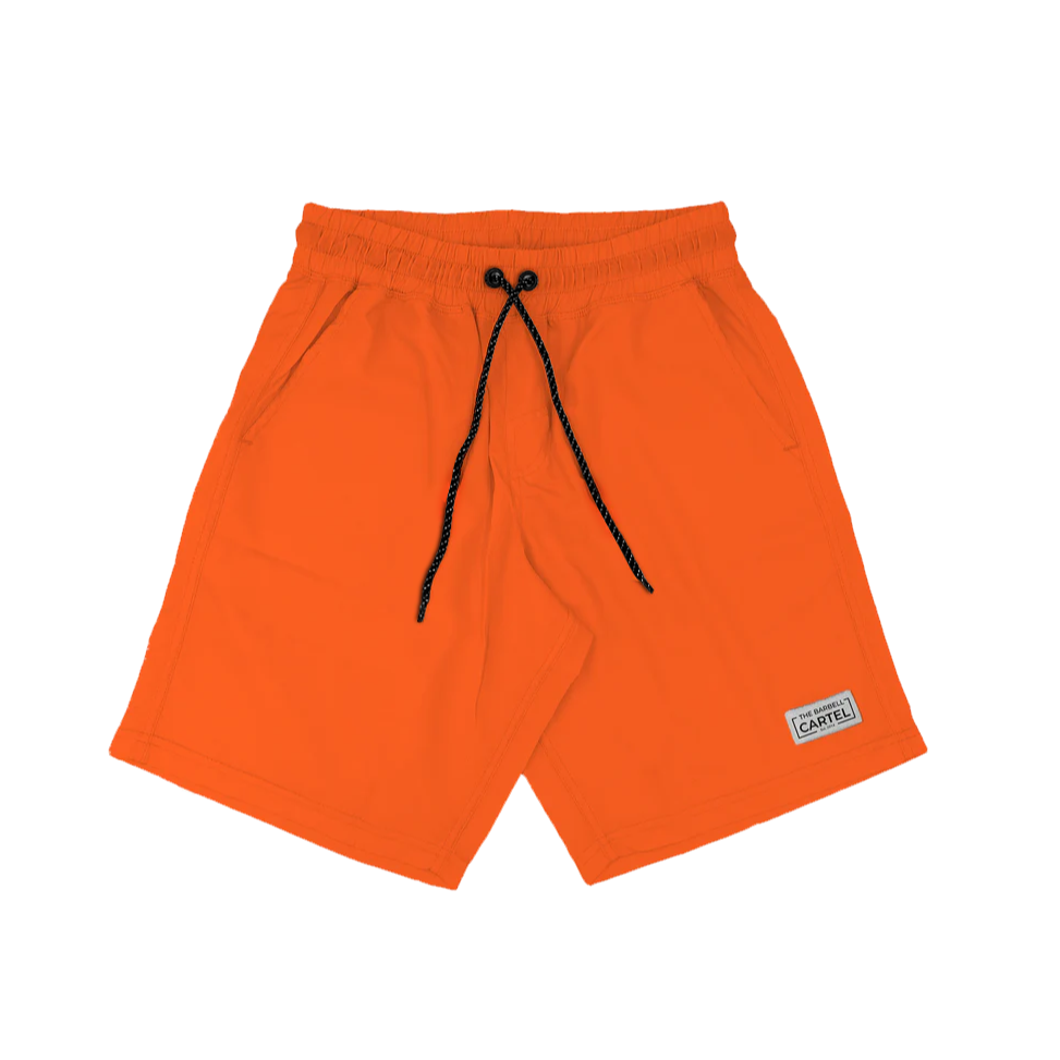 Freestyle Short 9" - Neon Orange Crush