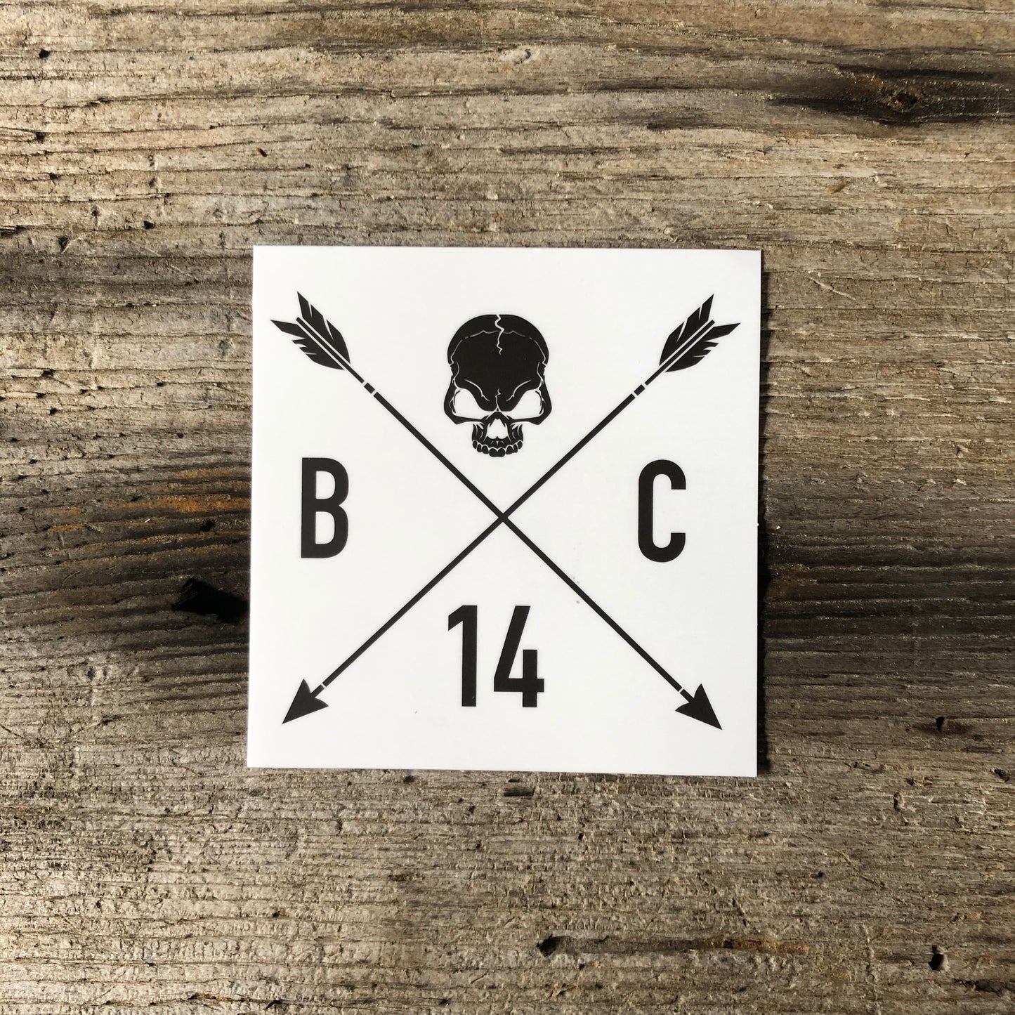 Hipster 3x3 sticker ( White ) - The Barbell Cartel , Weightlifting, wrist wraps, booty shorts, mesh leggings, weight belt, Board shorts