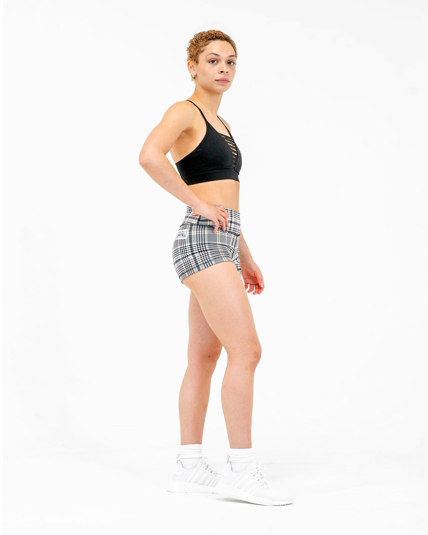 Comp Short 2.5" - Plaid Mocha