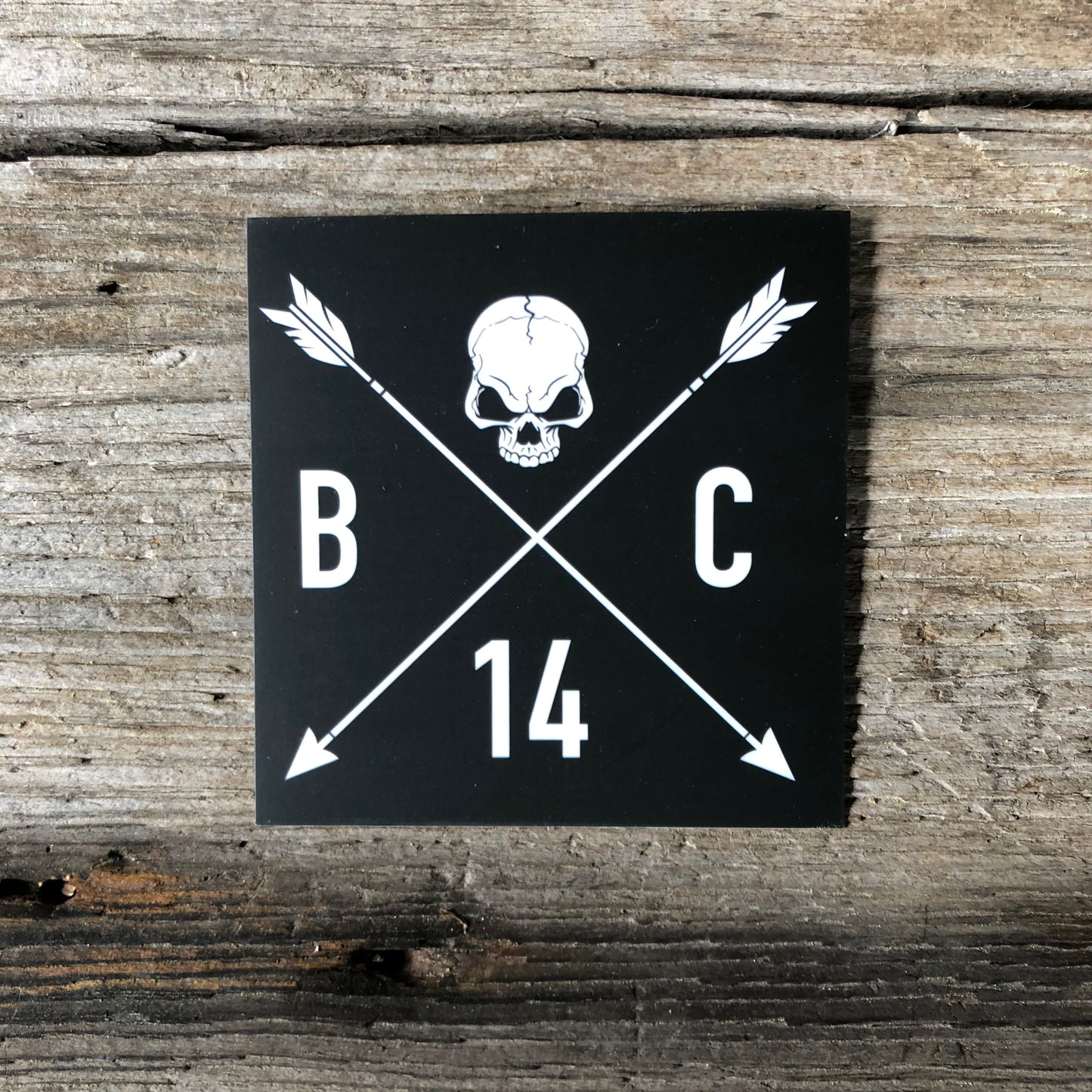 Hipster 3x3 sticker ( Black ) - The Barbell Cartel , Weightlifting, wrist wraps, booty shorts, mesh leggings, weight belt, Board shorts