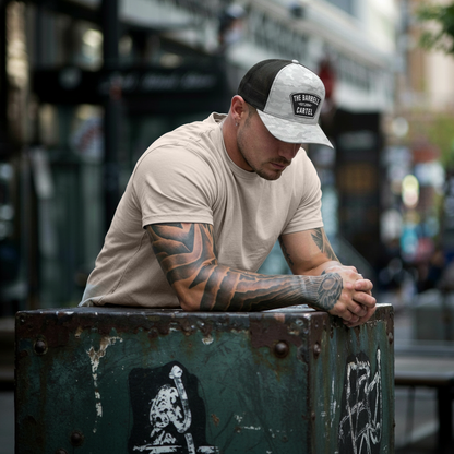Classic Logo Snap Back / Regular Brim - White Camo