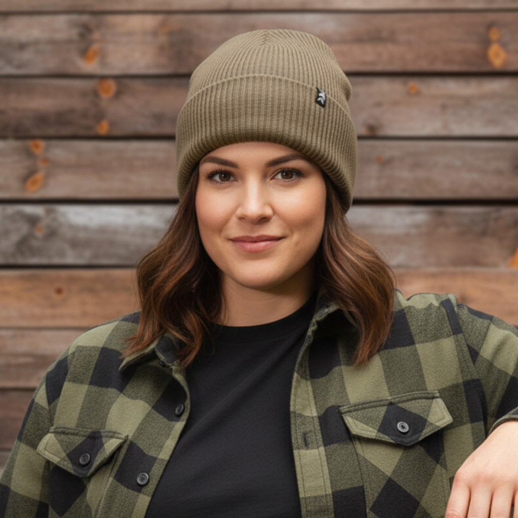 Classic Knit Beanie - Sand